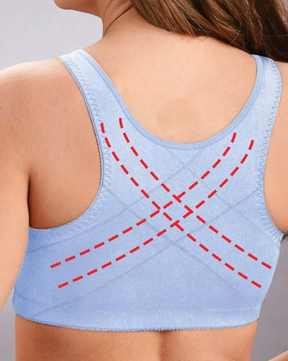 Front-Fastening Lace Bra