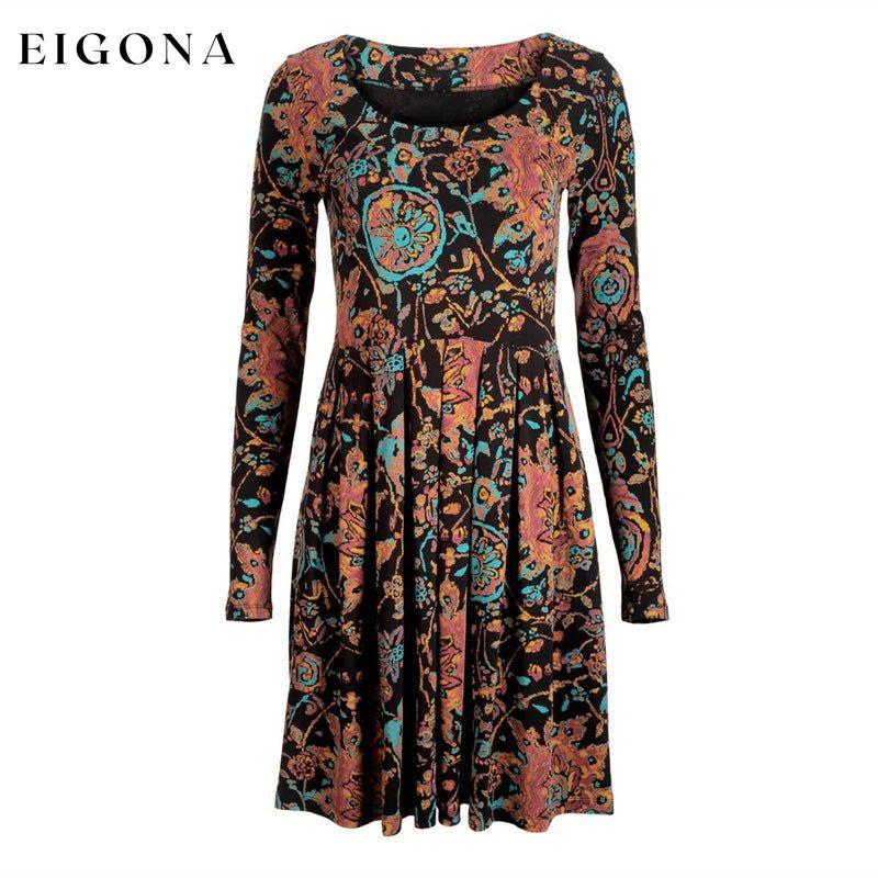 Vintage Printed Dress best Best Sellings casual dresses clothes Plus Size Sale short dresses Topseller