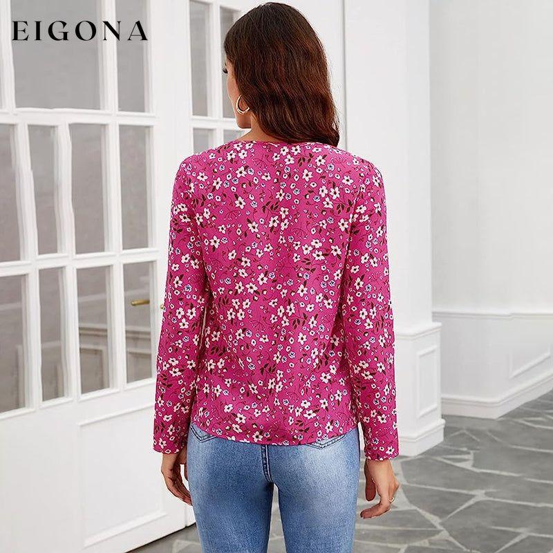 Elegant Floral Blouse best Best Sellings clothes Plus Size Sale tops Topseller