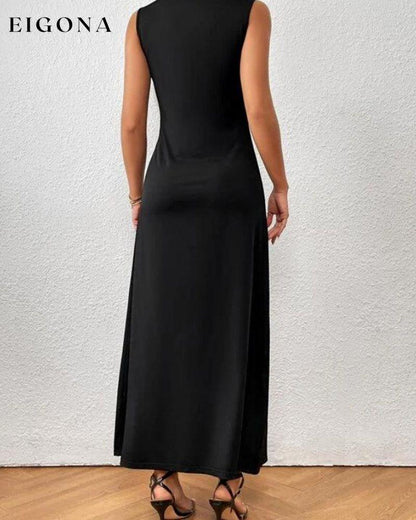 V-neck solid color maxi dress 23BF Casual Dresses Clothes Dresses SALE Summer