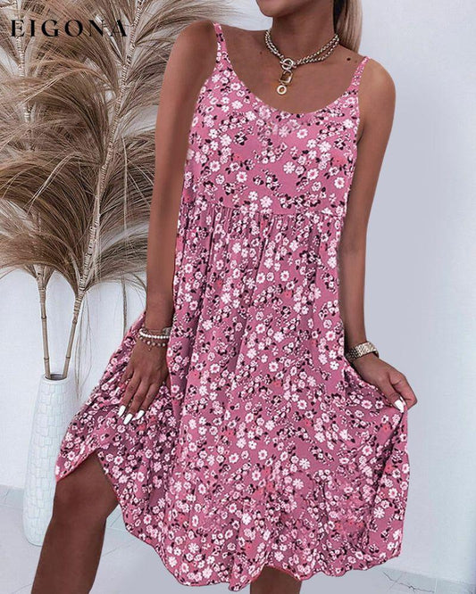 Floral Print Cami Dress Pink 23BF Casual Dresses Clothes Dresses Summer