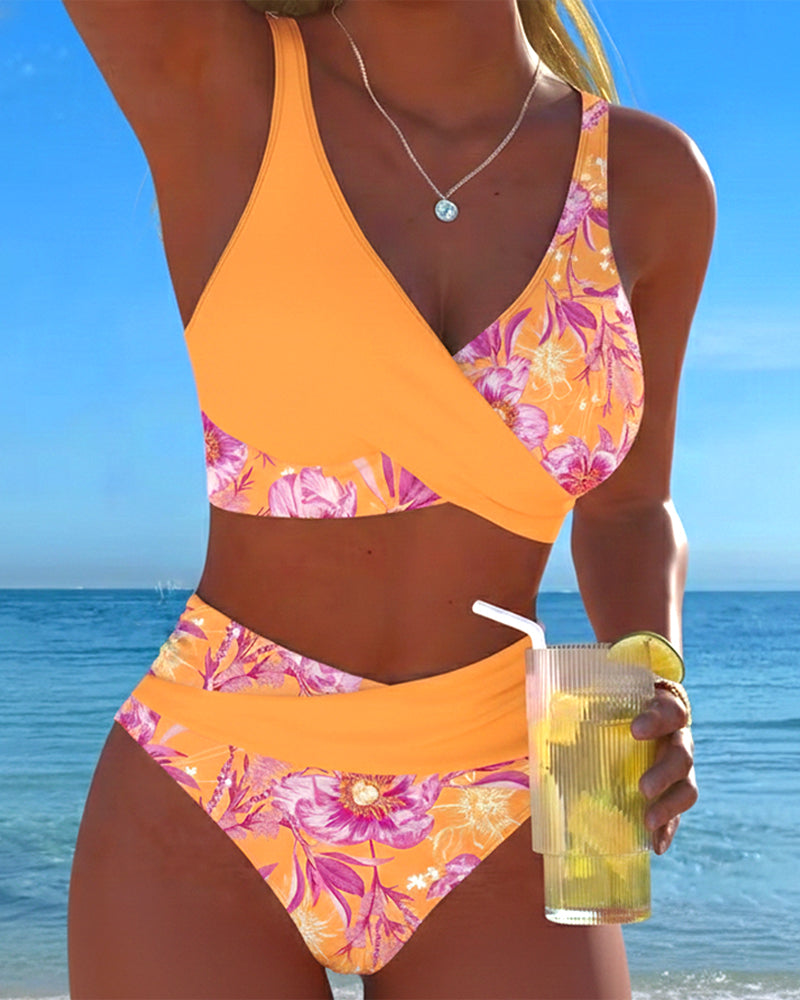 Floral Print Sexy Bikini