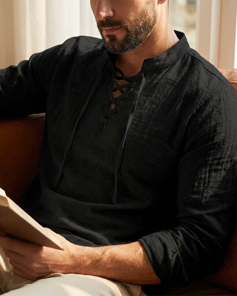 Men's Casual Shirt in Solid Color – Classic, Comfortable & Versatile to Combine 👔