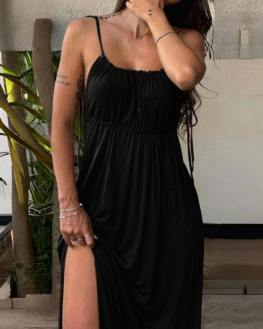 Sexy and Elegant Spaghetti-Strap Dress