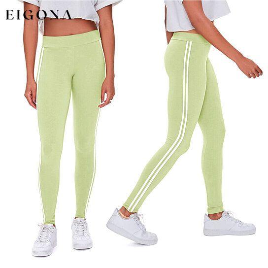 4-Pack: Women's Ultra-Soft Striped Yoga Leggings __stock:1000 bottoms refund_fee:1200