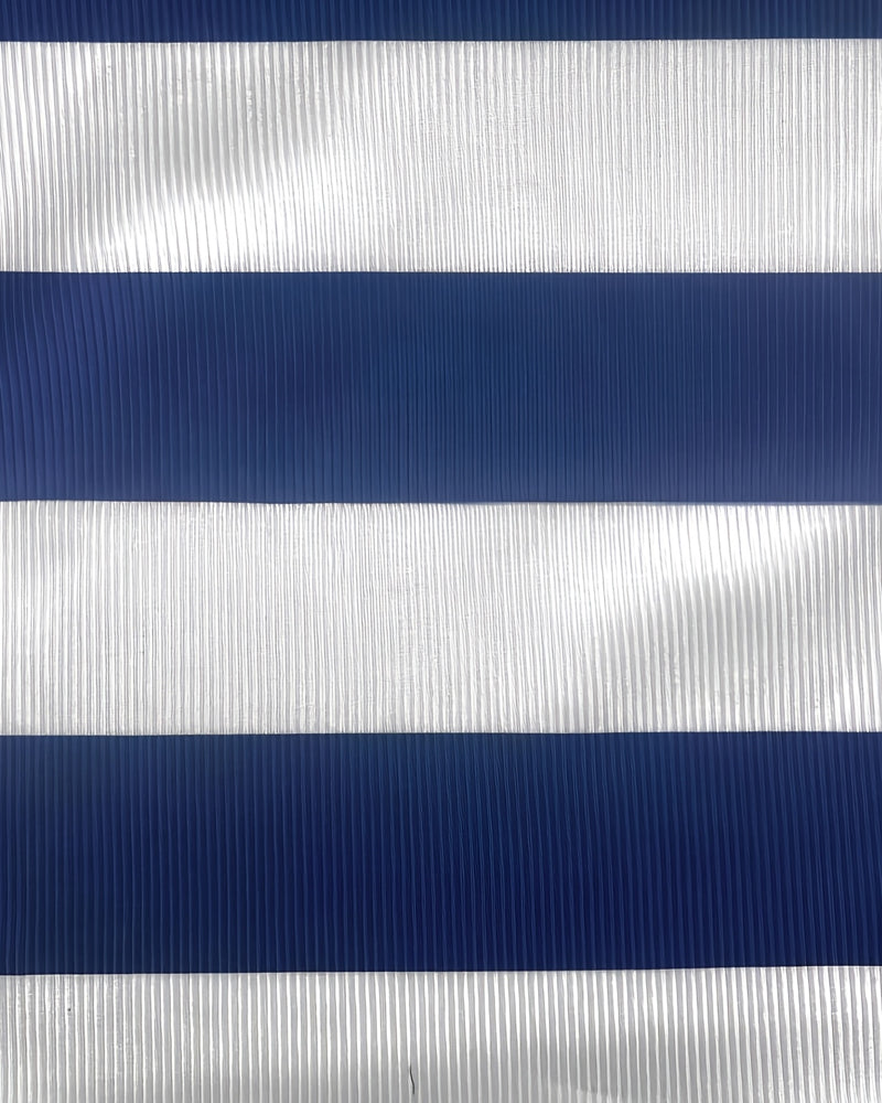 T-shirt a righe con bottoni e mezza cerniera