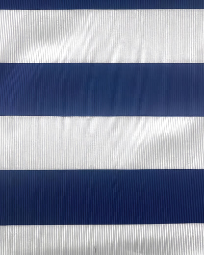 T-shirt a righe con bottoni e mezza cerniera