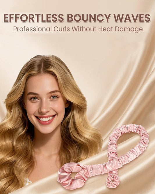 Multi-function Satin Heatless Hair Curler & Hair Tie Non 2025 f/w accessories spring summer