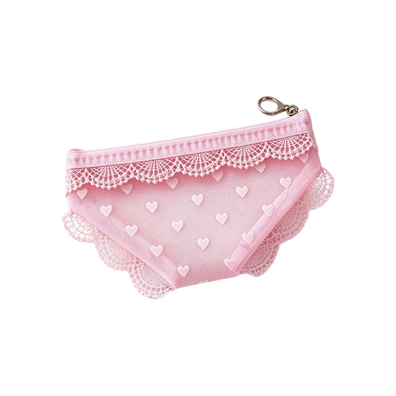 Heart-Shaped Triangular Bag bag storage bag