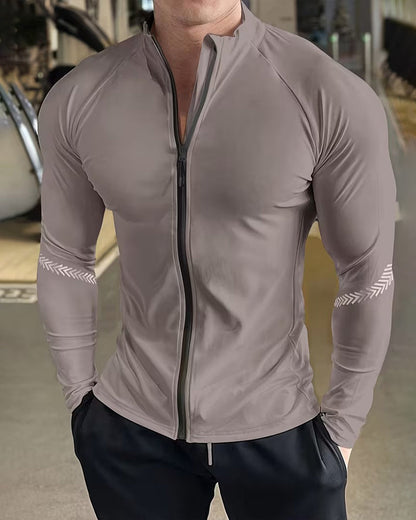 Quick-Dry Zip Long-Sleeve Coats