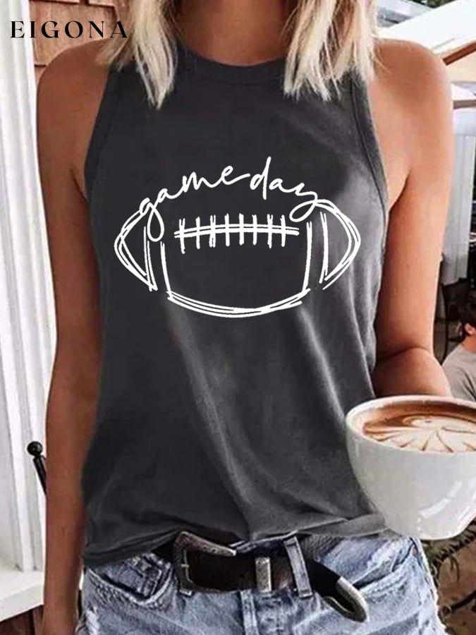 Women's Gameday Football Graphic Vest ball print