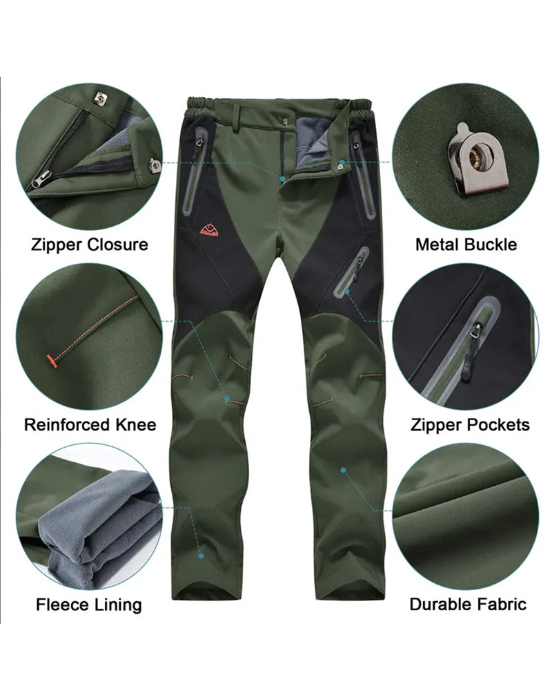 Color Block Soft Shell Pants