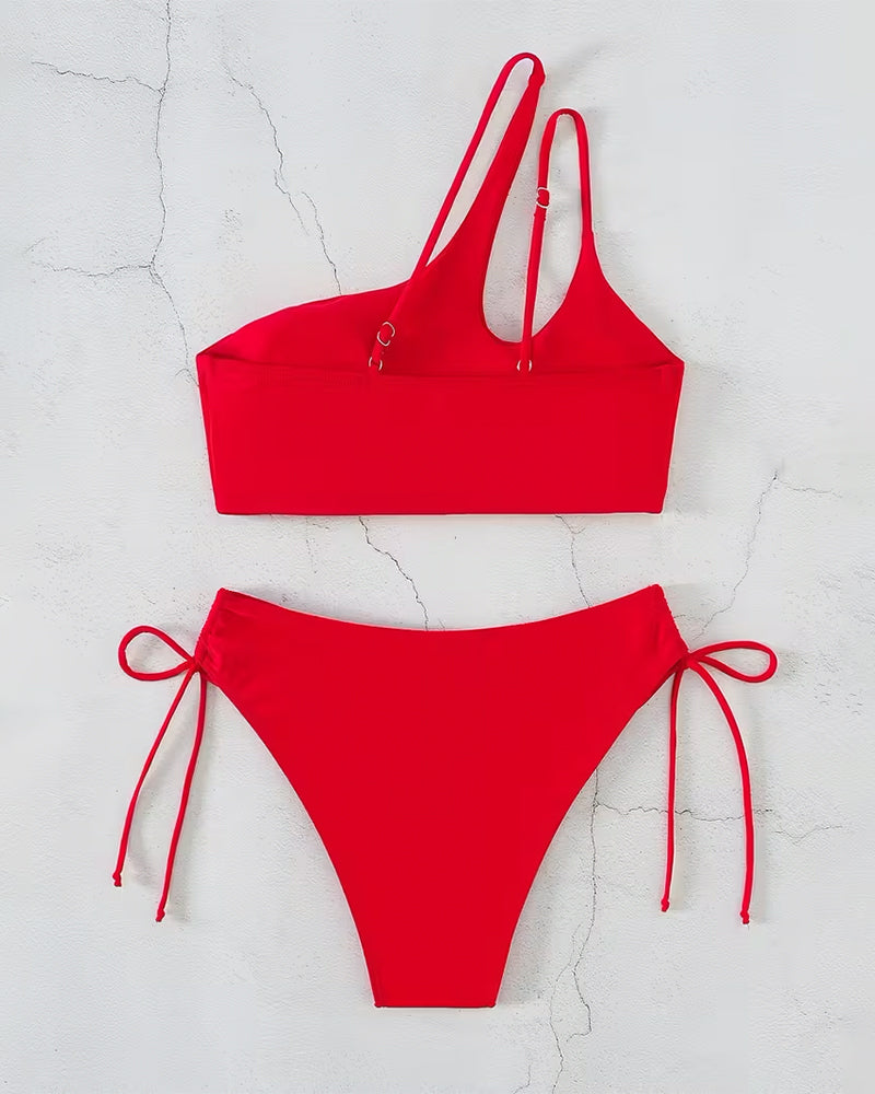 Sexy Off-Shoulder One-Piece Bikini