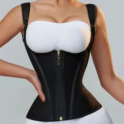 Zippered breasted shapewear lingerie