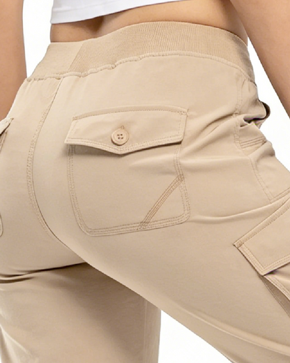 Casual Cropped Multi-Pocket Hiking Pant