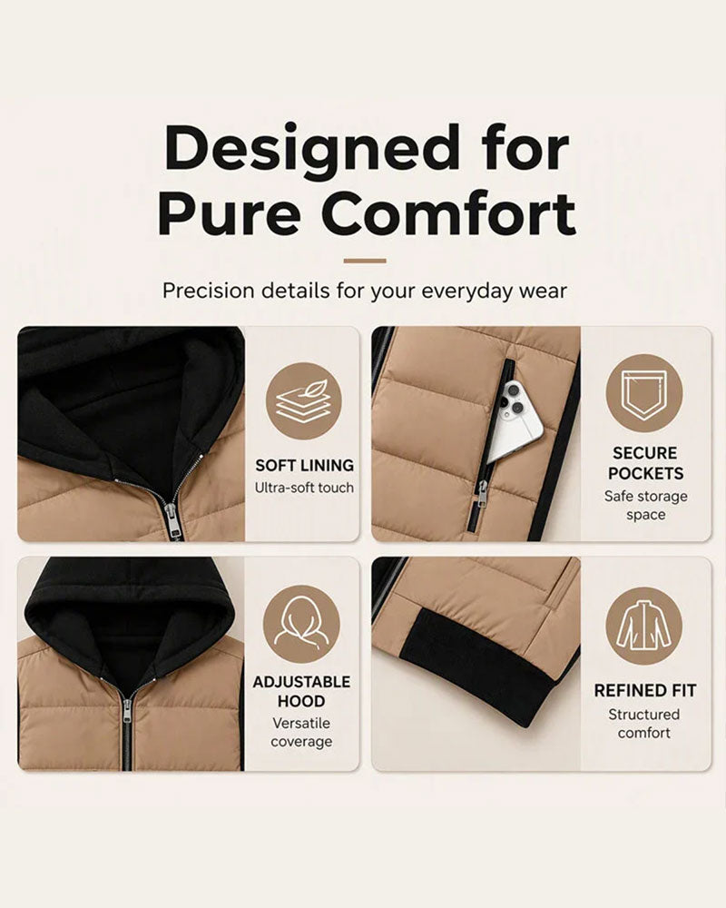Hooded Fleece Warm Coat