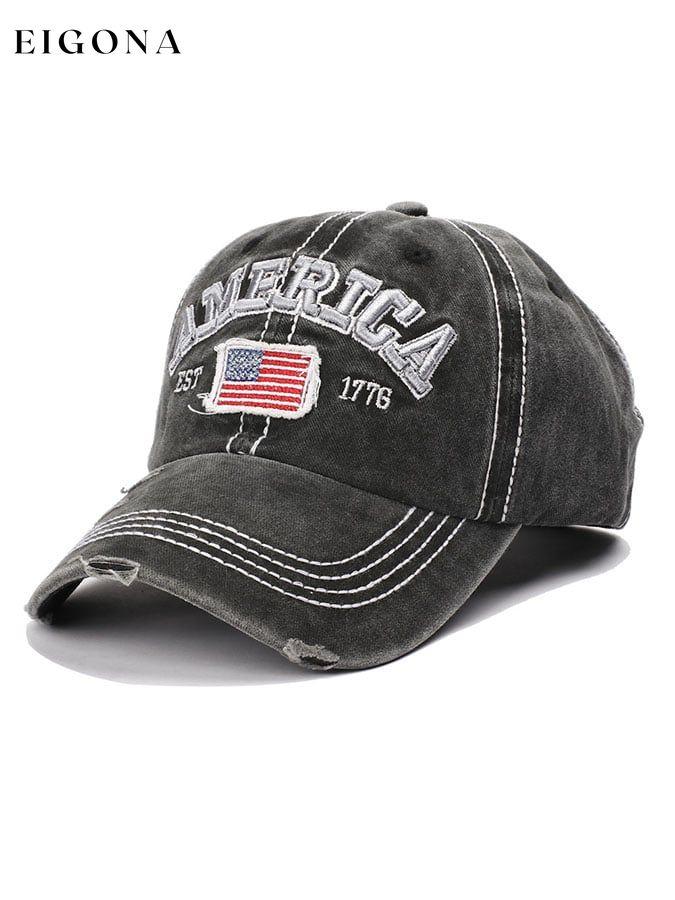 Flag With Broken Elements Peaked Cap clearance sale