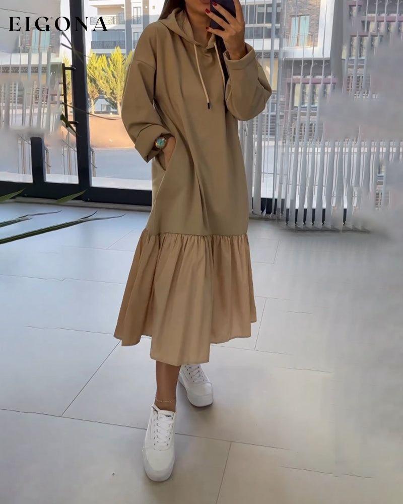 Pocket Long Sleeve Dress 2023 f/w 23BF casual dresses Clothes Dresses