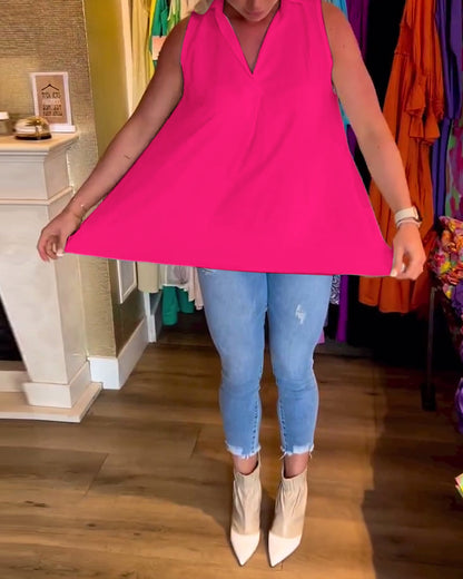 Ermeløse jakkeslag rynket topp