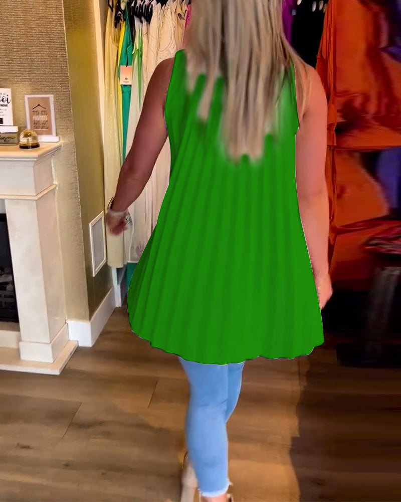 Ermeløse jakkeslag rynket topp