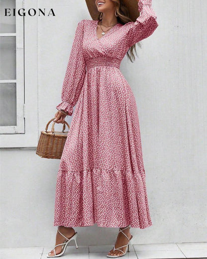 Polka dot print maxi dress 23BF Casual Dresses Clothes Dresses Spring Summer