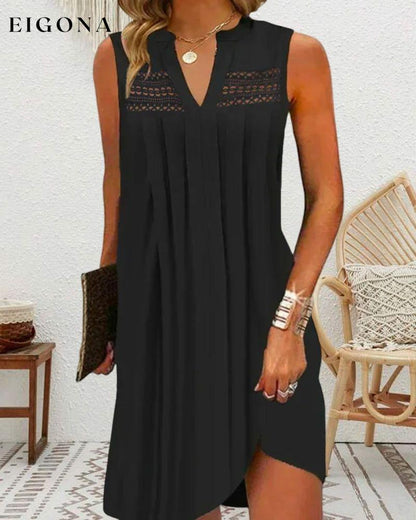 V-neck sleeveless lace dress 23BF Casual Dresses Clothes Dresses Spring Summer