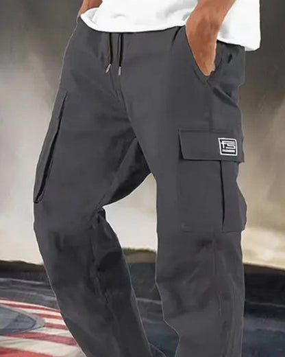 Men's Multi Pocket Cargo Straight Leg Pant