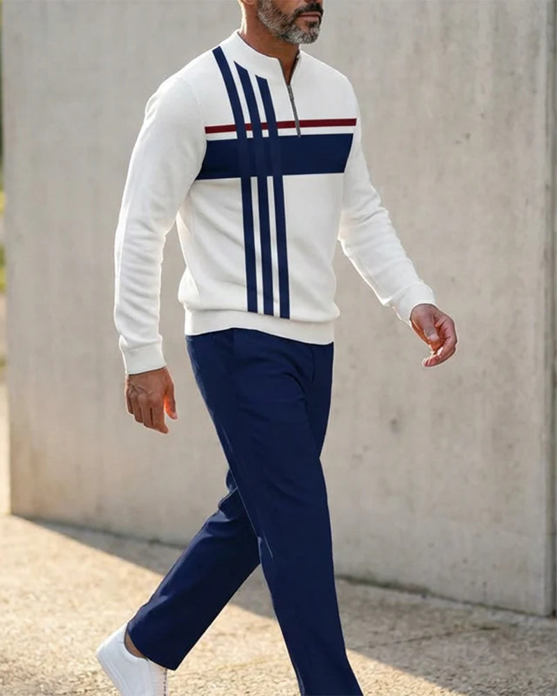 Half Zip Men's Lounge Set