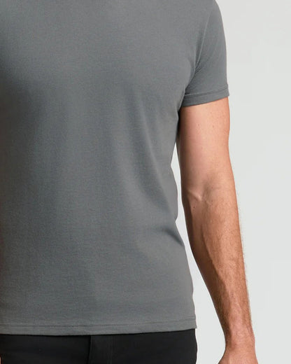 Men's Solid-Color Short-Sleeve Top