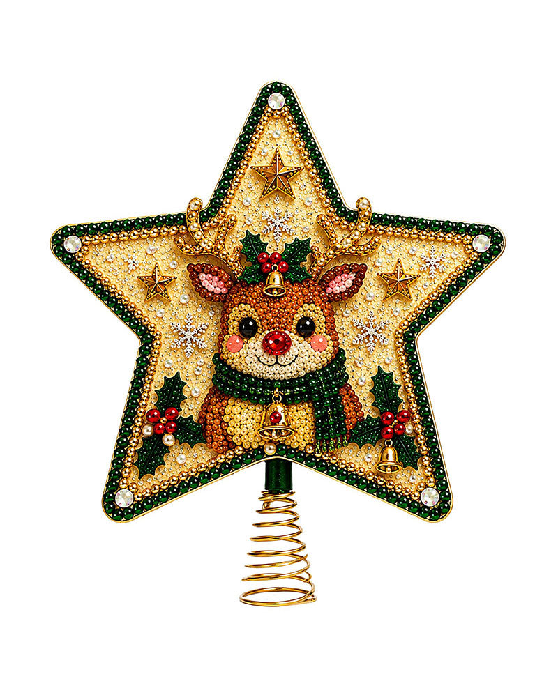DIY Five-Pointed Star Diamond Painting Christmas Tree Topper 2024 f/w accessories spring summer