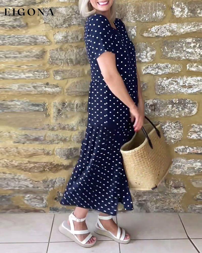 Casual temperament polka dot dress casual dresses summer