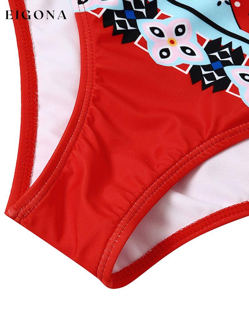 Push up halterneck printed bikini bikinis summer