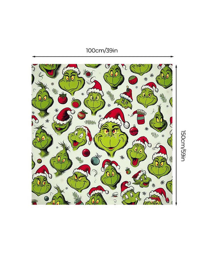 Christmas Checkered Anime Cartoon Throw Blanket accessories christmas grinch