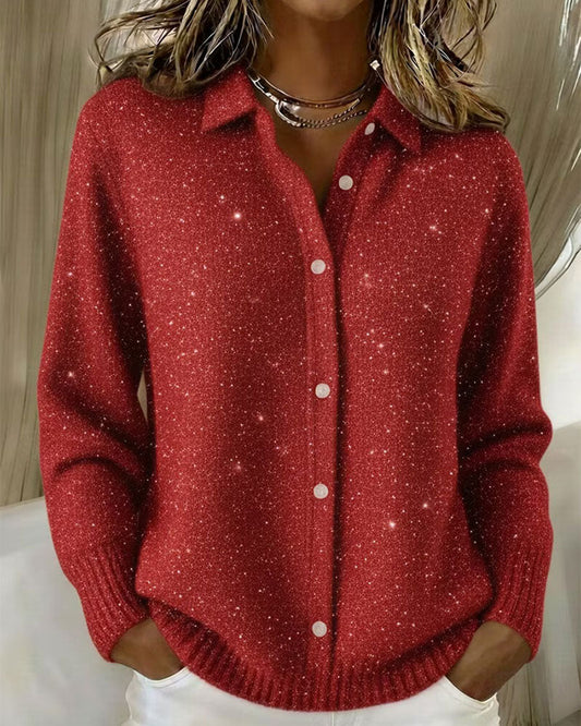 Lapel Casual Long Sleeve Cardigan 2024 f/w cardigans spring