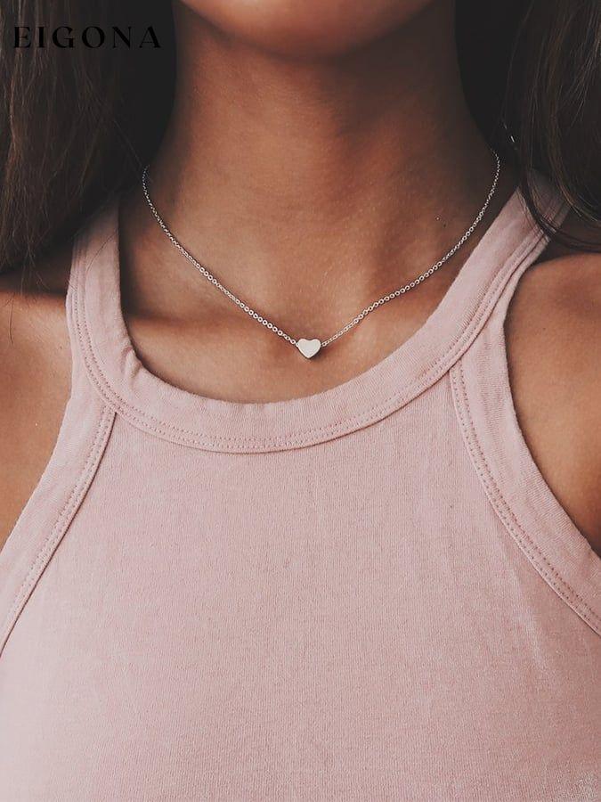 Women's Tiny Heart Choker Necklace