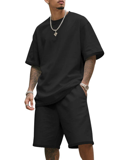 Short Sleeve Shorts Two-Piece Set