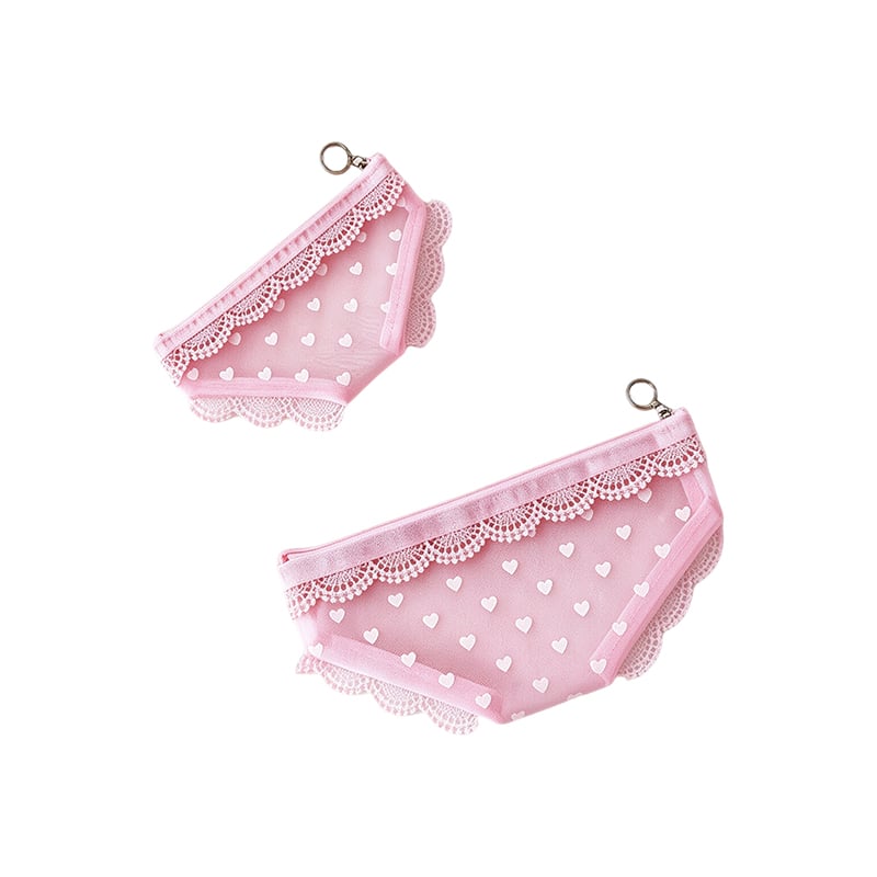 Heart-Shaped Triangular Bag bag storage bag