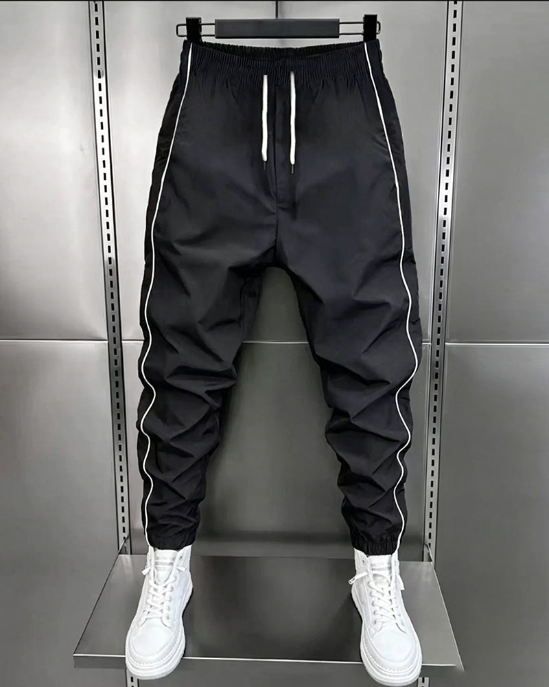 Men's Casual Mid Waist Pants