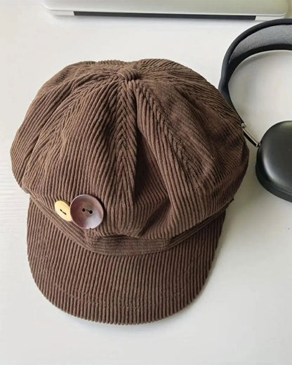 Unisex Vintage Octagonal Beret Hat