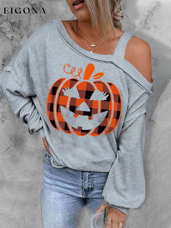 Pumpkin Cold Shoulder Tee