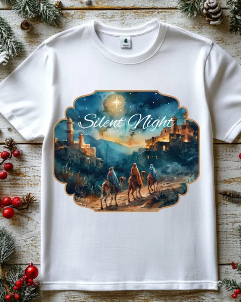 Men's Three Wise Men Silent Night T-shirt