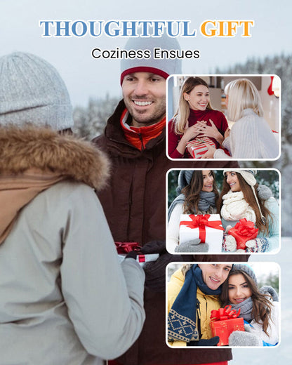 Wind-Resistant Outdoor Hat And Scarf For Women