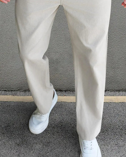 Men's Straight Leg Casual Pants