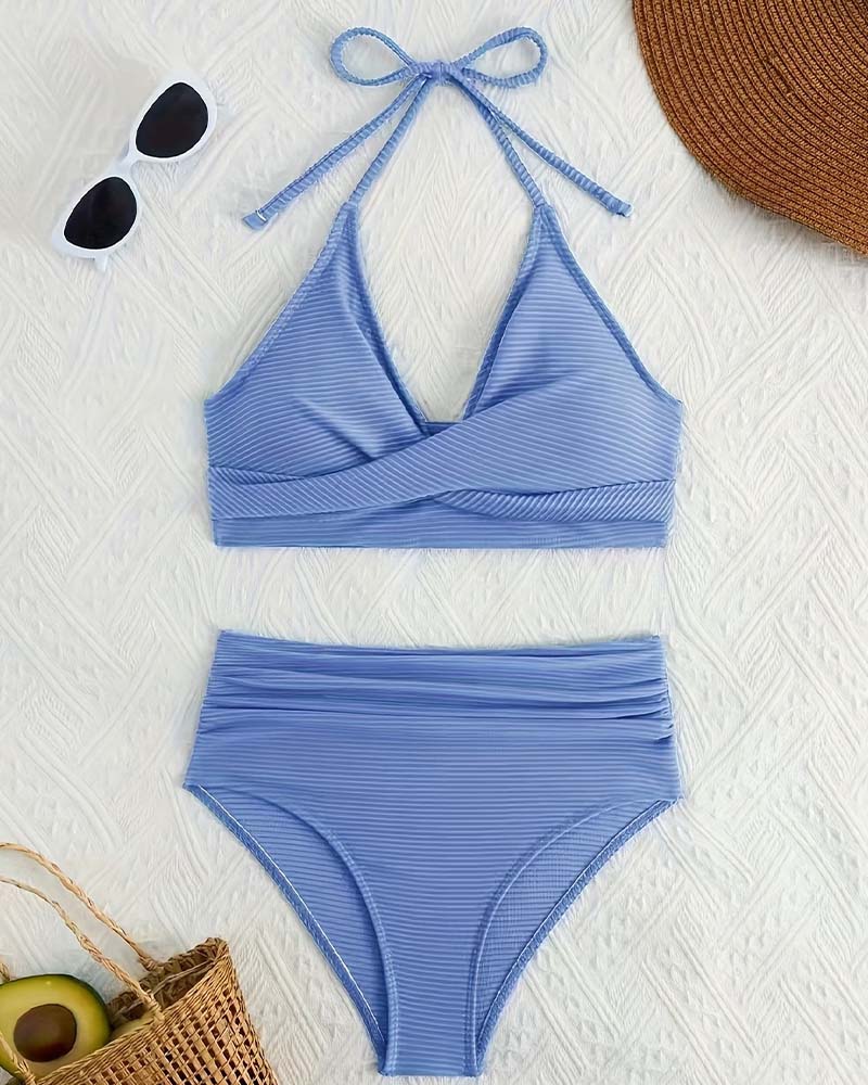 Halter High Waist Bikini