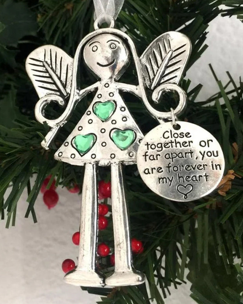 Crazy beautiful friends forever - angel ornament christmas gift ACCESSORIES Christmas