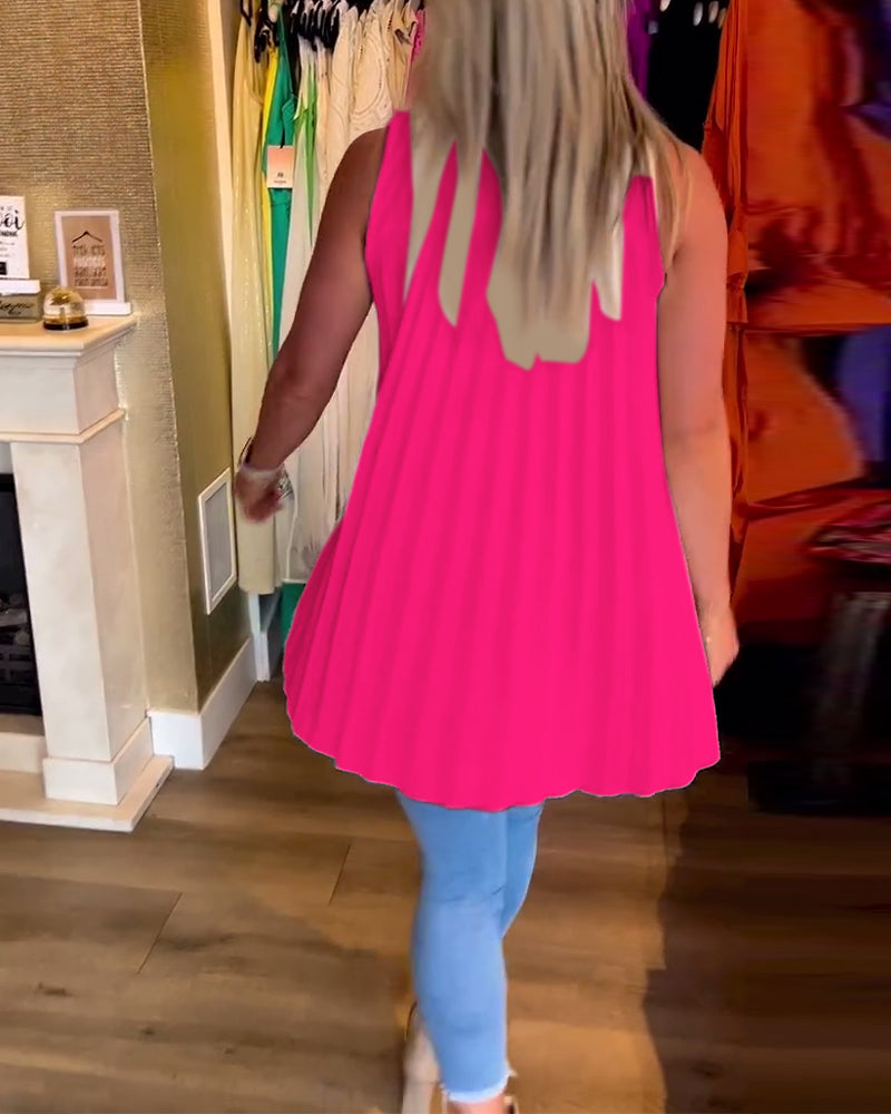 Ermeløse jakkeslag rynket topp