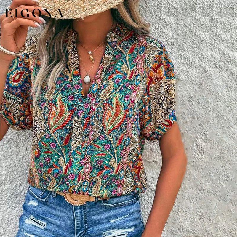 Vintage Ethnic Blouse best Best Sellings clothes Plus Size Sale tops Topseller