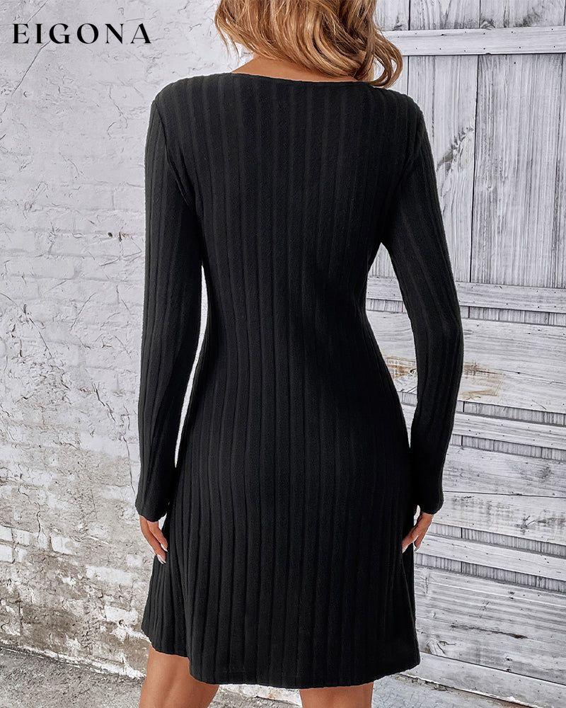 Black long sleeve dress 2023 F/W 23BF casual dresses Clothes Dresses