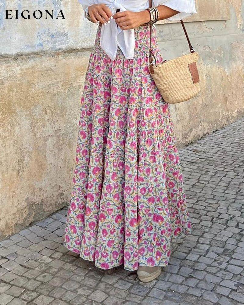 Floral skirt 23BF Casual Dresses Clothes Dress Dresses Summer
