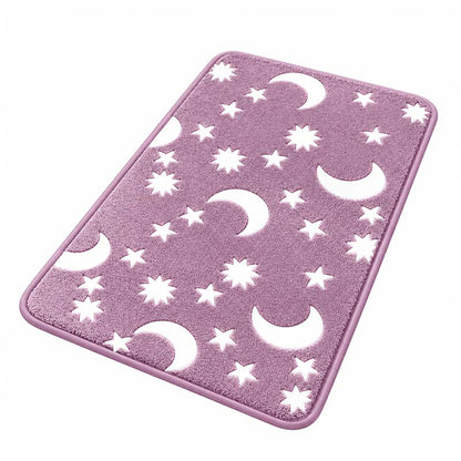 Glow-in-the-dark coral fleece floor mat 2024 f/w accessories bathroom gadget spring、summer